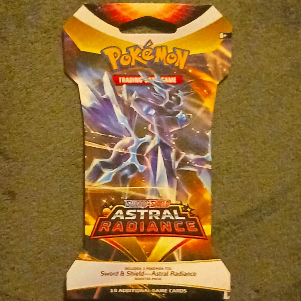 1 *HEAVY* Astral Radiance Booster Pack (Dialga Art) Pokemon TCG